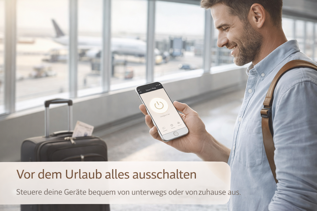 Smarte WLAN Steckdose 16A mit Energie-Monitor